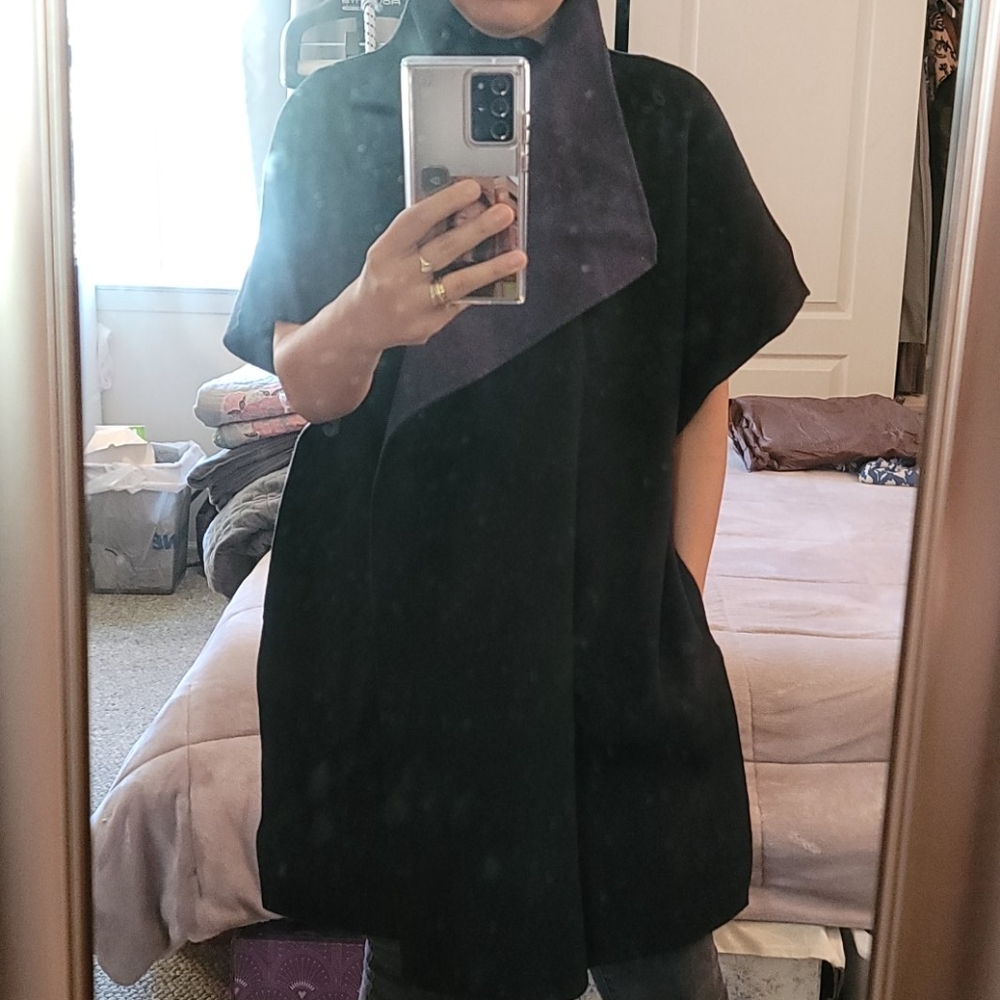 Henri Bendel Reversible Wool Vest